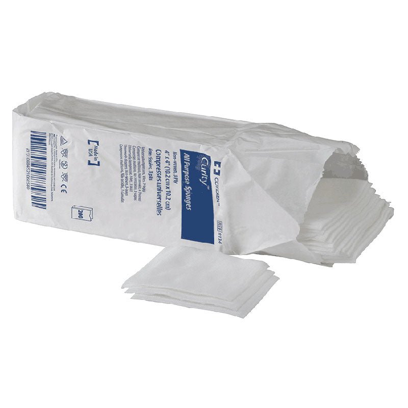 PK/200 - Curity All Purpose Non-Sterile Non-Woven Sponge 3" x 3", 4-Ply - Best Buy Medical Supplies