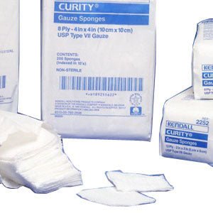 PK/200 - Curity&trade; Non-Sterile Gauze Sponge, 12-ply, 10s, 4" x 8" - Best Buy Medical Supplies