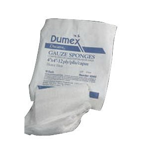 PK/200 - Derma Science DuCare&reg; Woven Gauze Sponge, 12-Ply, Sterile, 'H'-Fold, 8" x 4" - Best Buy Medical Supplies