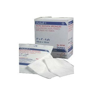 PK/200 - Derma Sciences DuSoft&reg; Non-Woven Sponge, 4-Ply, 3" x 3" - Best Buy Medical Supplies