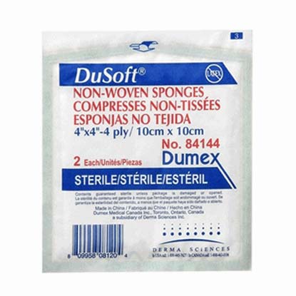 PK/200 - Derma Sciences DuSoft&reg; Non-Woven Sponge, 4-Ply, 4" x 4" - Best Buy Medical Supplies