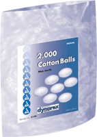 PK/2000 - Dynarex Cotton Balls Medium, Non-Sterile - Best Buy Medical Supplies