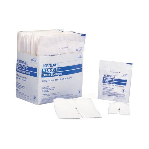 PK/35 - Curity Sterile I.V. Sponge, 2" x 2", 6 ply - Best Buy Medical Supplies