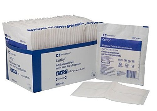 PK/36 - Curity™ Wet-Pruf™ Sterile Abdominal ABD Pads, 5" x 9" - REPLACES ITEM #&nbsp;55CABP59S - Best Buy Medical Supplies