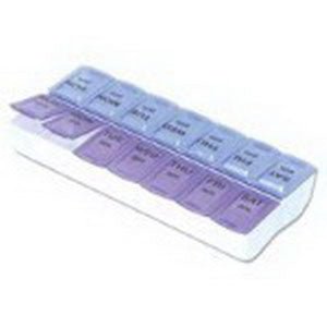 PK/6 - Apothecary Products Twice-A-Day Pill Reminder, Pill Organizer - Best Buy Medical Supplies