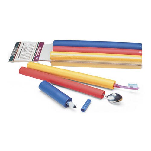 PK/6 - Maddak Closed-Cell Foam Hand Grip Tubing Kit, 12" x 3.25" x 2.25" Tan/Red/Blue - Best Buy Medical Supplies